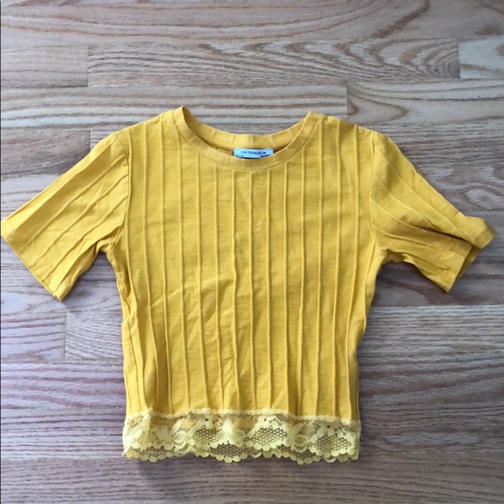 Zara lace t-shirt